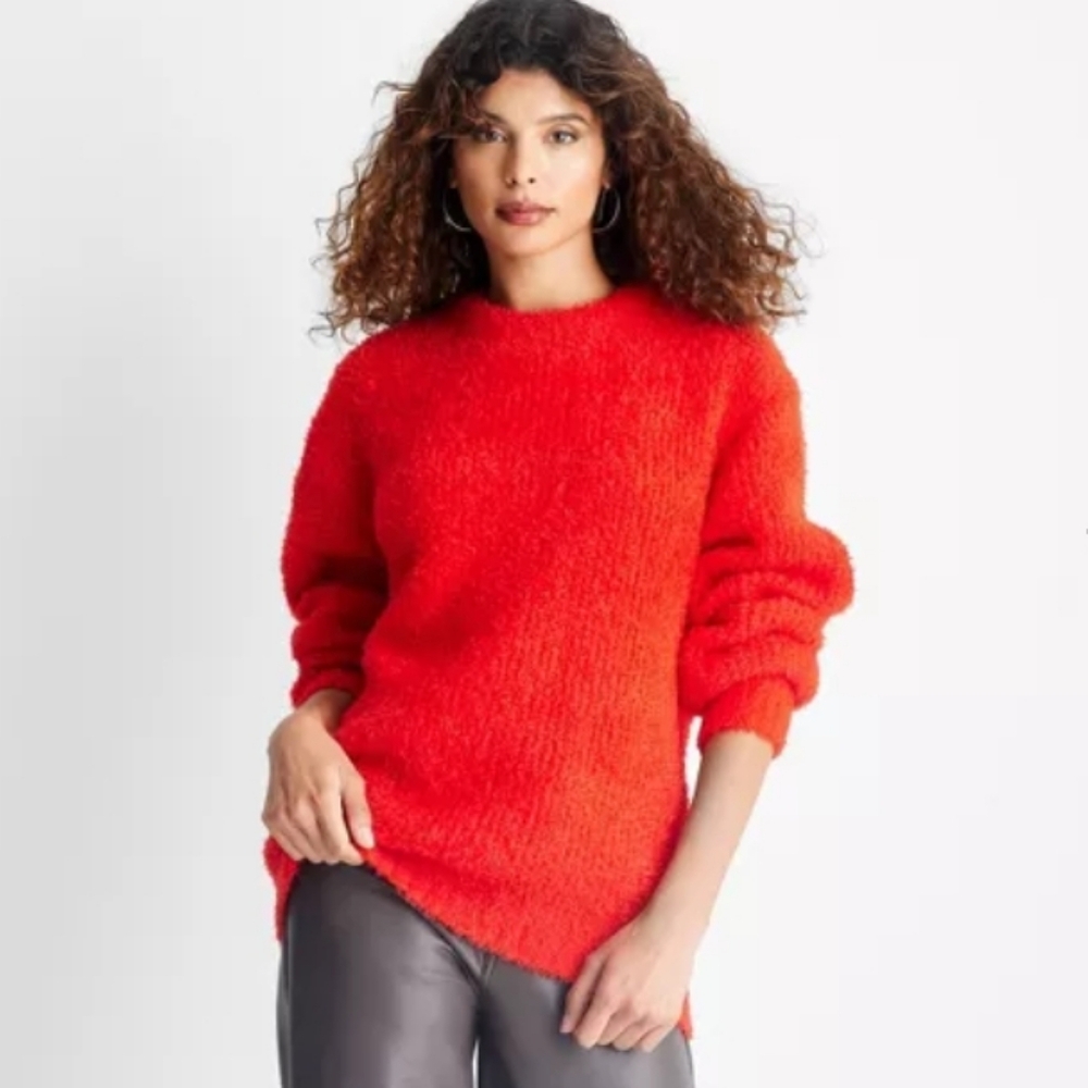 Future Collective Relaxed Crewneck Pullover Sweater - Picture 4 of 6